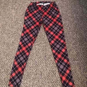 Women's plaid leggings